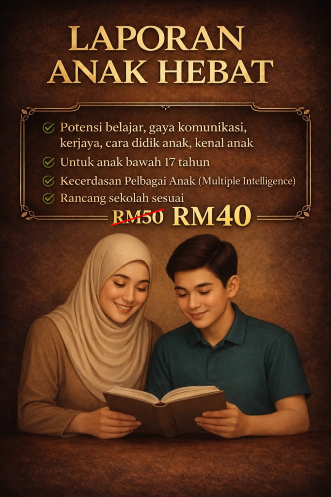 Laporan Anak Hebat RM40 Laporan Anak Hebat promosi RM50 ke RM40