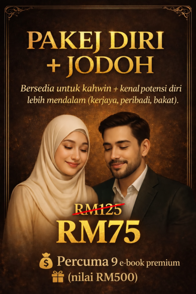 Pakej Diri dan Jodoh promosi RM125 ke RM75